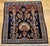 "A unique and exquisitely detailed vintage Persian Kashan pictorial rug, featuring a finely rendered vase pattern with the...
