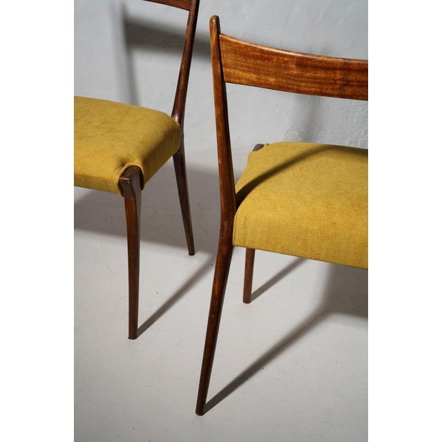 Black Model S11 Dining Chairs attributed to Alfred Hendrickx for Belform, 1950s, Set of 8 For Sale - Image 8 of 17