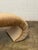 Textile Sculptural Waterfall Bench in Cognac For Sale - Image 7 of 12