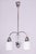 Mid-Century Chandelier in Chrome, Steel and Opaline Glass, Czech, 1960s For Sale - Image 12 of 12