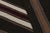 Textile Vintage Turkish Kilim Rug in Brown, Black & White Stripes - Rug & Kilim For Sale - Image 7 of 7