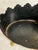 Maison Lancel Vintage French Black Tole Cachepot With Hand-Painted Fruit and Gilt Scalloped Rim Lion Head Ring Handles For Sale - Image 16 of 17