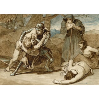 Frederick Richard Pickersgill RA, Nazarene Scene, Watercolour For Sale