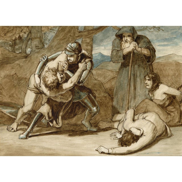 Frederick Richard Pickersgill RA, Nazarene Scene, Watercolour For Sale