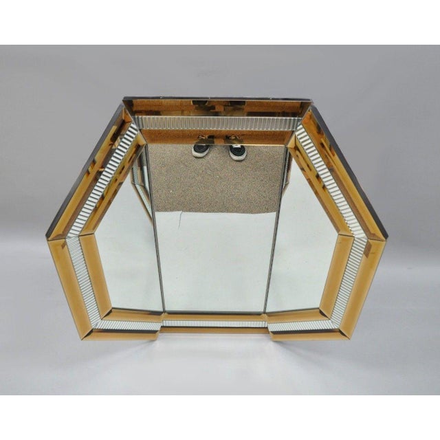 Octagonal Tri Fold Wall Bathroom Vanity Mirror Chairish