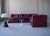 Terrazza Sofa Landscapes in Burgundy Leather by Ubald Klug for de Sede, 1970s, Set of 4 For Sale - Image 13 of 18
