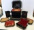19th Century Papier Mâché Lacquered Jewelry Box Hand Painted with Inlaid With Mother-Of-Pearl For Sale - Image 11 of 13
