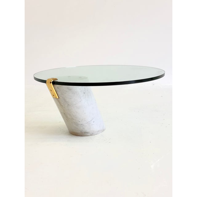 K1000 Coffee Table in Marble attributed to Team Form AG for Ronald Schmitt, 1970s, in Very Good conditions. Designed 1970...