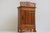 Antique Dutch Art Nouveau Wall Cabinet in Cherry Wood and Brass, 1910 For Sale - Image 11 of 11