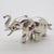 Vintage Italian Handmade Silver Elephant Figurine, 1980s For Sale - Image 3 of 12