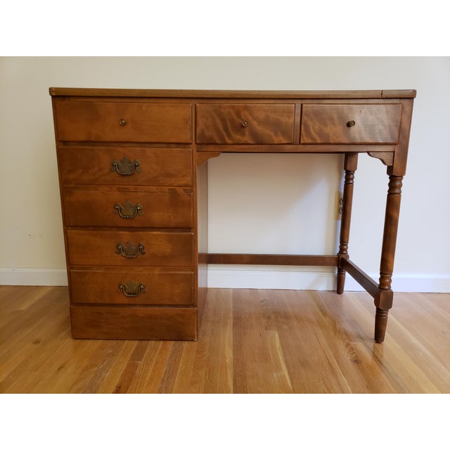 Vintage Ethan Allen Heirloom Collection Maple Desk Chairish