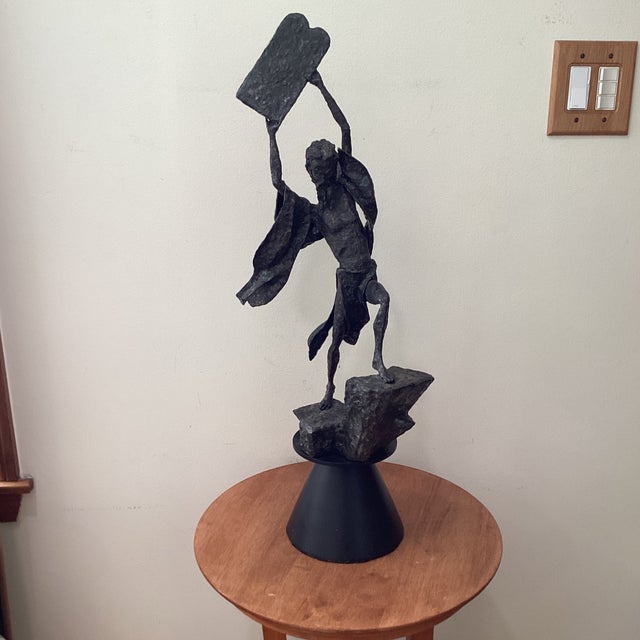 Mid Century Tall Brutalist Welded Steel Sculpture by Henry Gamson For Sale - Image 12 of 12