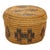 1920s Antique Southwest American Woven Reed Lidded Oval Basket C1920 For Sale - Image 5 of 6