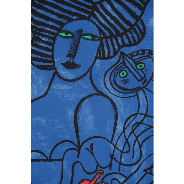 Guillaume Corneille, Le fruit défendu, Lithograph For Sale - Image 4 of 5