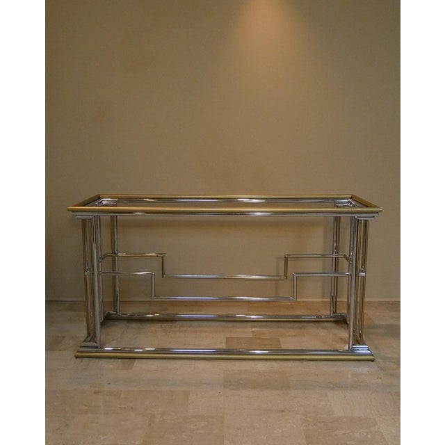Hollywood Regency Console Table, Italy, 1970s For Sale - Image 10 of 18