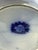 Pair of Antique Flow Blue Plates For Sale - Image 4 of 9