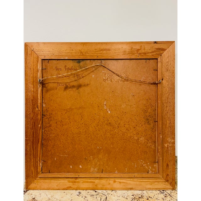 1960s Ivo Soukup Architectural Expressionist Signed Oil on Board For Sale - Image 9 of 13