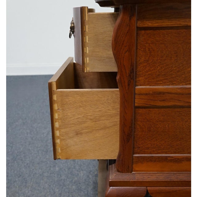 Wood Late 20th Century Lexington Furniture Victorian Sampler Collection Quarter Sawn Oak 26" Commode Nightstand For Sale - Image 7 of 14