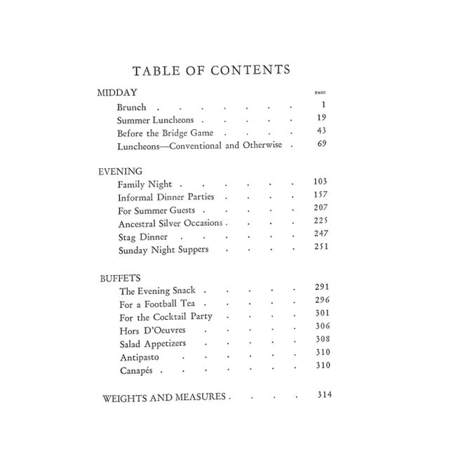 Traditional "Thoughts for Food: A Menu Aid" 1941 For Sale - Image 3 of 7
