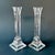 Vintage Austrian Toscany Lead Crystal Geometric Candlesticks – Pair For Sale In Miami - Image 6 of 12