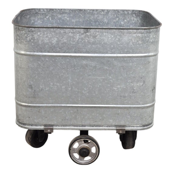 Vintage Zinc Cart, 1990s For Sale