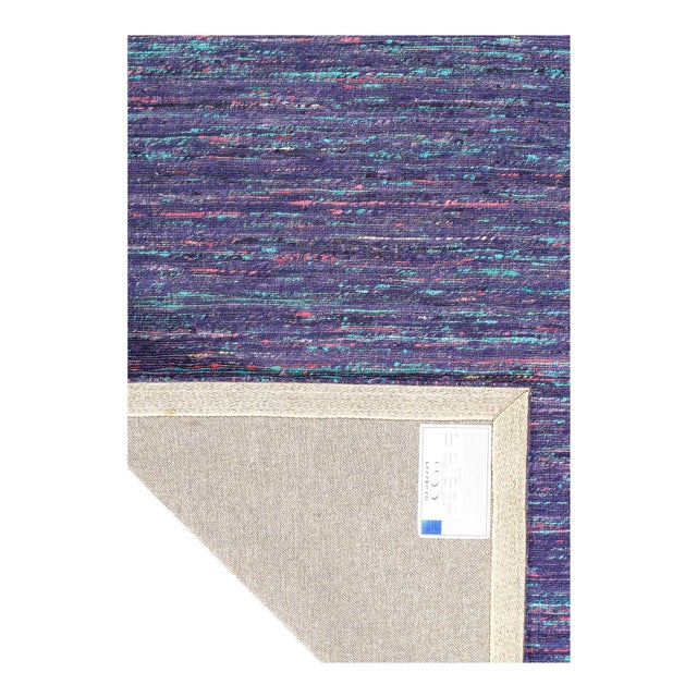 Modern Pasargad DC Contemporary Flat Weave Sari Silk Rug For Sale - Image 3 of 3