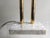 1980s Vintage Table Lamp in Marble Brass and Glass, 1980s For Sale - Image 5 of 8