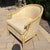 Century Furniture Company Mid Century Faux Bamboo Barrel Style Lounge Chair For Sale - Image 12 of 12