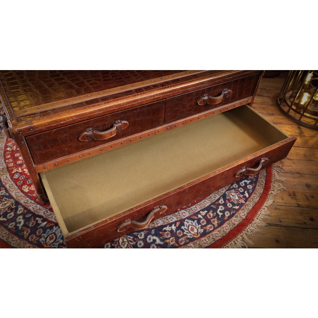 Large Leather Stoneyhurst Coffee Table from Timothy Oulton, 2010s For Sale - Image 18 of 18