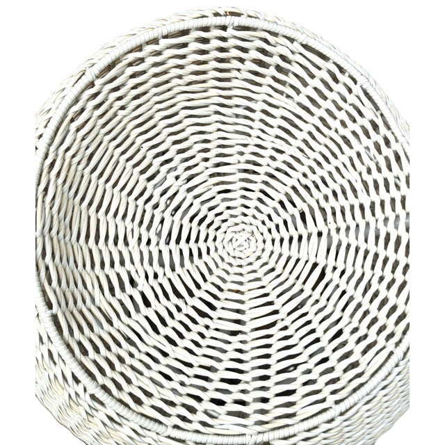 Palecek Outdoor Open Weave Swivel Stool For Sale In New York - Image 6 of 9