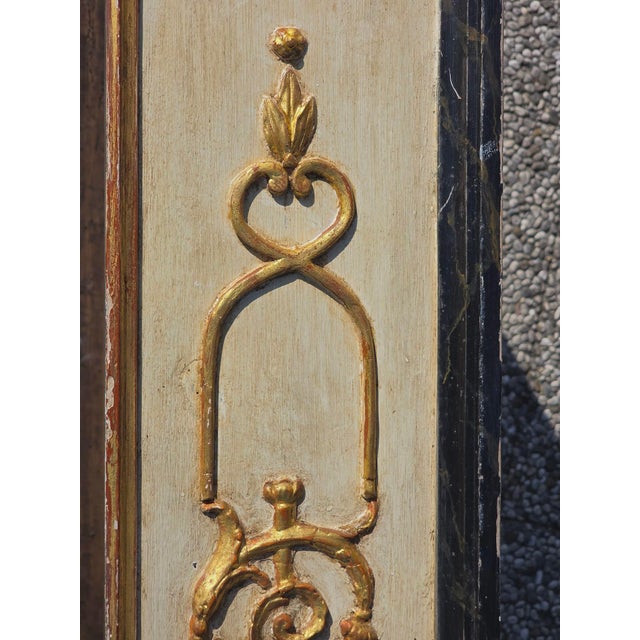 Wood Lacquered and Gilded Console Table, 1920s For Sale - Image 7 of 8
