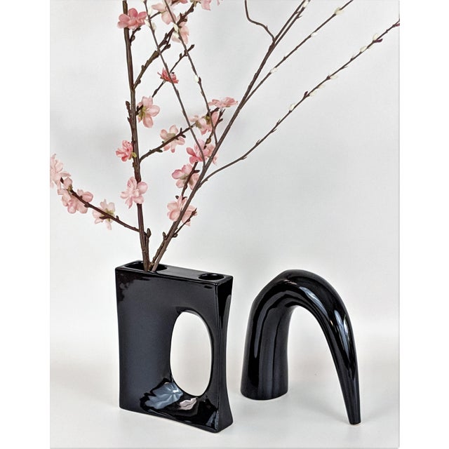 Vintage Ceramic Toyo Ikebana Sculptural Vases a Pair Chairish