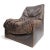 Vintage Brutalist Chair in Leather in the style of Gerard Van Den Berg For Sale - Image 9 of 11
