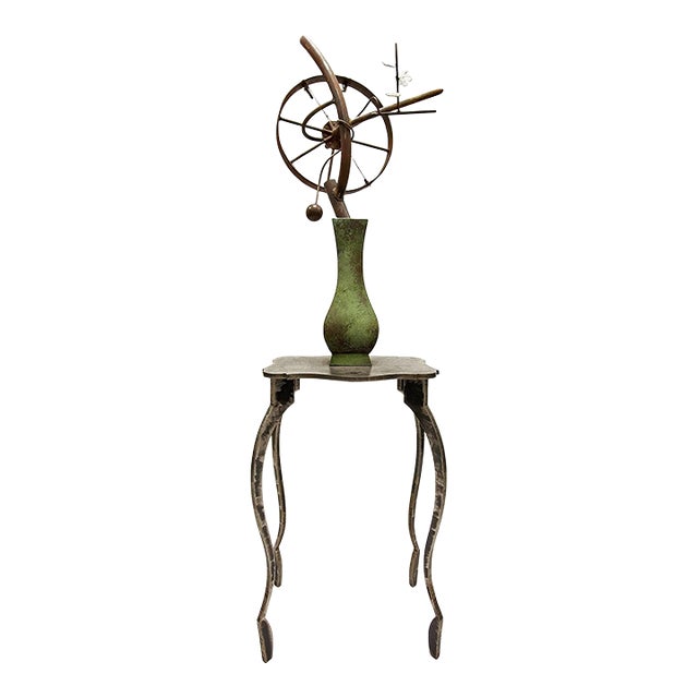 David Kimball Anderson, Table and Vase, Large (Life Size) Modernist Zen Sculpture David Kimball Anderson For Sale