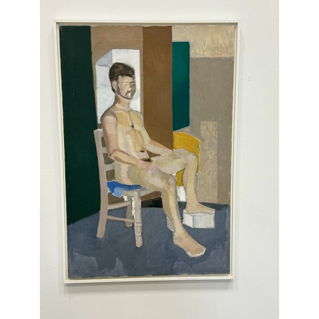 Paint Vintage Male Study For Sale - Image 7 of 12