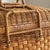 Wood Mid-20th Century Vintage Natural Woven Wicker Utility Basket For Sale - Image 7 of 12