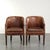 English Cognac Cowhide Leather Occasional Chairs, Set of 2 For Sale - Image 14 of 14