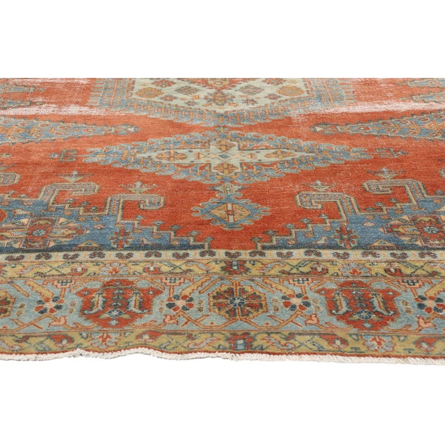 Antique Persian Viss Rug - 08'03 x 11'08 For Sale - Image 4 of 9