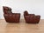 Vintage Burgundy Leather Lounge Chairs by Svend Skipper, Denmark For Sale - Image 9 of 11