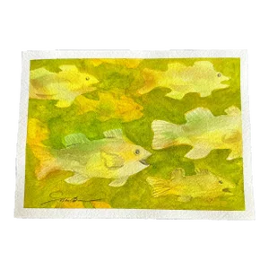 Original Watercolor Painting “School’s in Session”