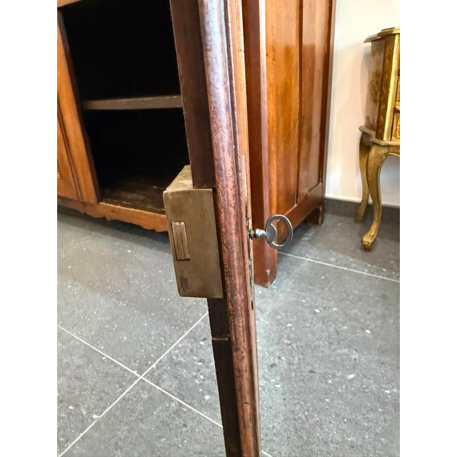 Antique Walnut Buffet with 3 Drawers, 1850 For Sale - Image 15 of 18