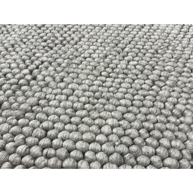2010s 2ft 4in × 11ft 8in Safavieh Silver Natura Runner Wool/Cotton Rug For Sale - Image 5 of 12