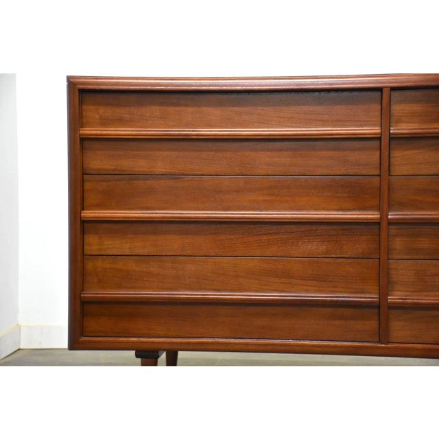 Refinished Walnut Dresser by Rway For Sale - Image 9 of 10