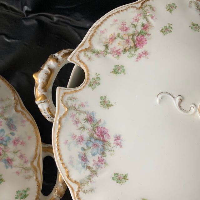 White Vintage French Limoges Serving Dishes With Lids- Set of 3 For Sale - Image 8 of 9