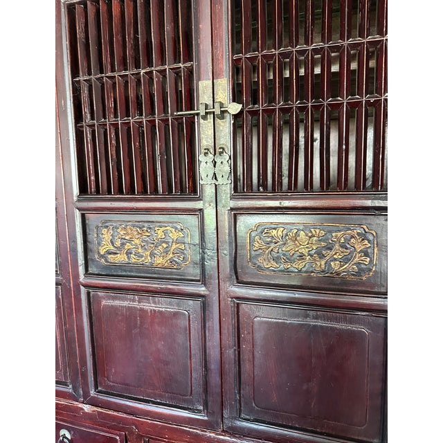 Antique Chinese Kitchen Cabinet For Sale - Image 4 of 7
