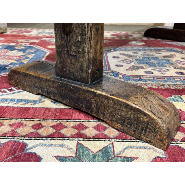 Antique English Monastery Table in Oak, 1800s For Sale - Image 6 of 18