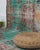 1970s Vintage Handmade Wool Cotton Green Area Rug For Sale - Image 12 of 12