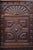 Solid oak cabinet decorated with hand-carved Renaissance style. Top glazed with height-adjustable shelves, bottom with one...