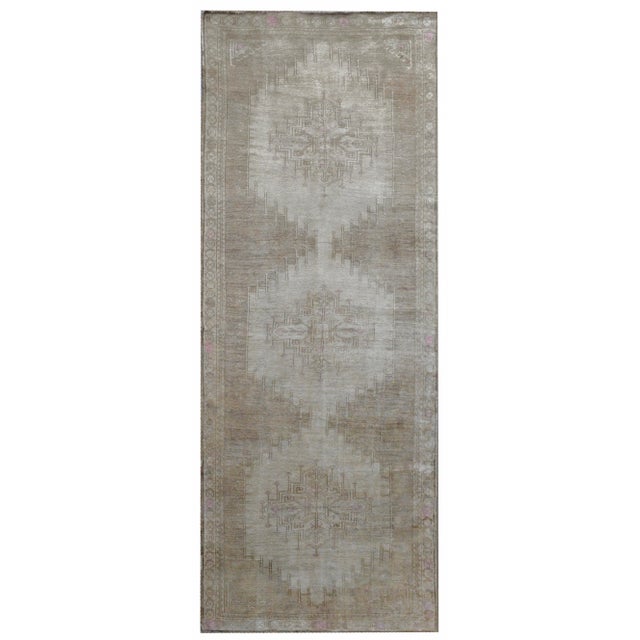 Mid 20th Century Turkish Oushak Runner For Sale - Image 12 of 12