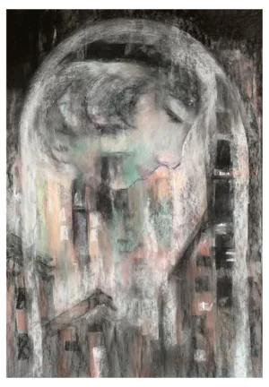 Zdenka Palkovic, Brave New World, 2021, Pastel on Paper, Framed